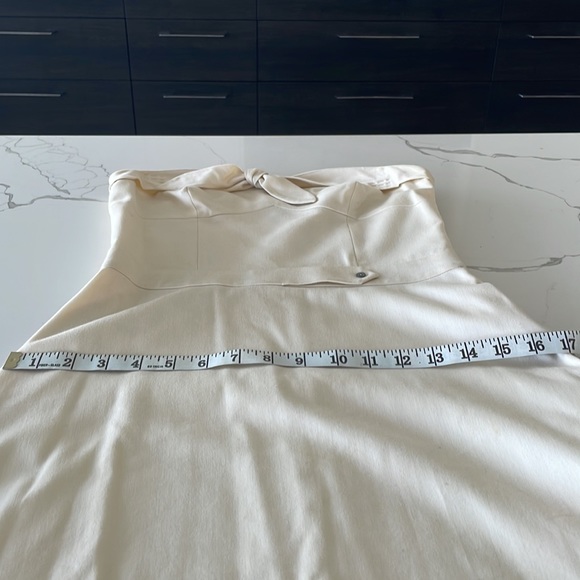 TIBI BRAND WINTER WHITE CHIC STRAPLESS DRESS - Picture 9 of 9